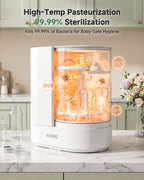 SIJING Glass Chamber Baby Bottle Washer & Sterilizer & Dryer